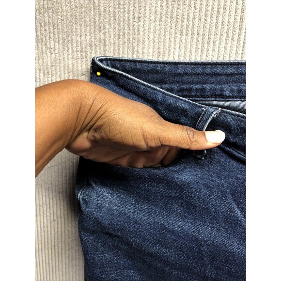 Old Navy Super Skinny Jeans Size 18 Petite Mid Rise Rockstar Factory Destroyed - Picture 4 of 16